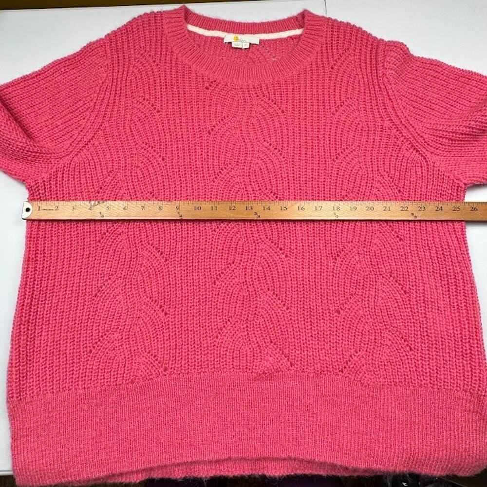 Boden Sweater Womens Extra Large Pink Knit Neutral Preppy Comfort Wool Blend - Picture 10 of 12